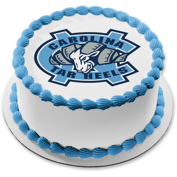 University of North Carolina Tar Heels Logo NCAA Edible Cake Topper Image ABPID07714 on Sale