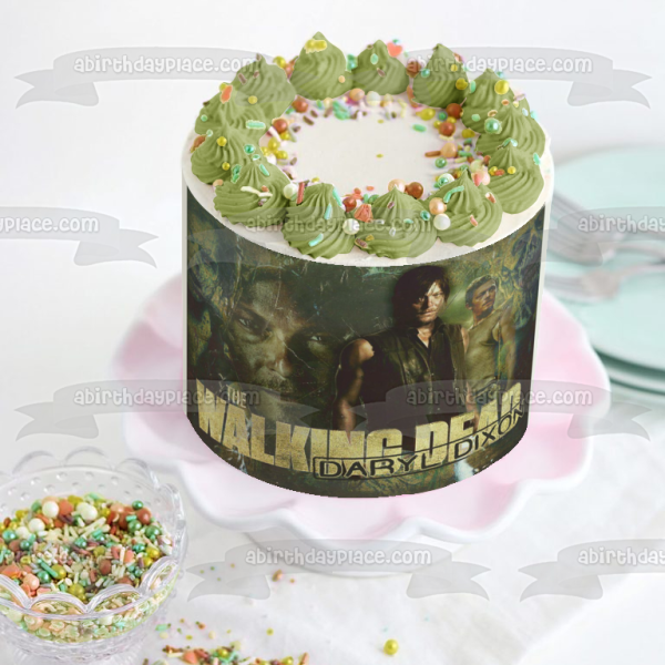 The Walking Dead Daryl Dixon Edible Cake Topper Image ABPID07859 Online now