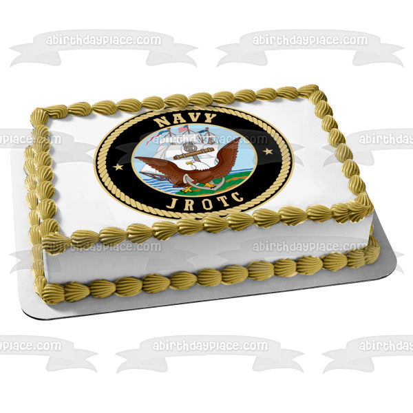 United States Navy JROTC Logo Edible Cake Topper Image ABPID08147 Sale