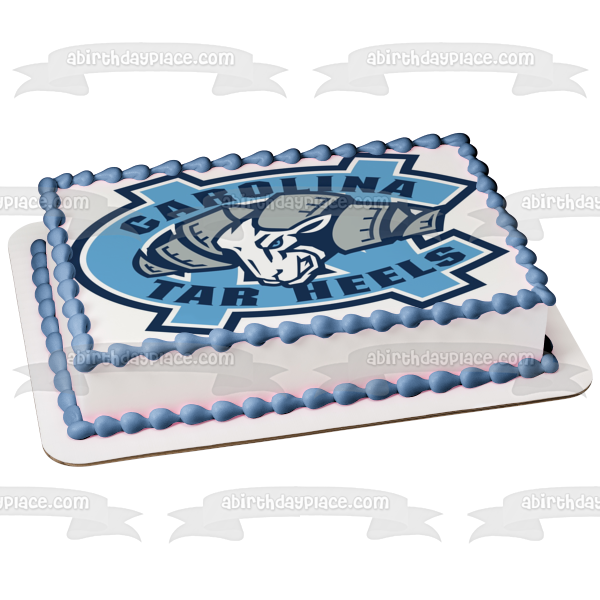 University of North Carolina Tar Heels Logo NCAA Edible Cake Topper Image ABPID07714 on Sale