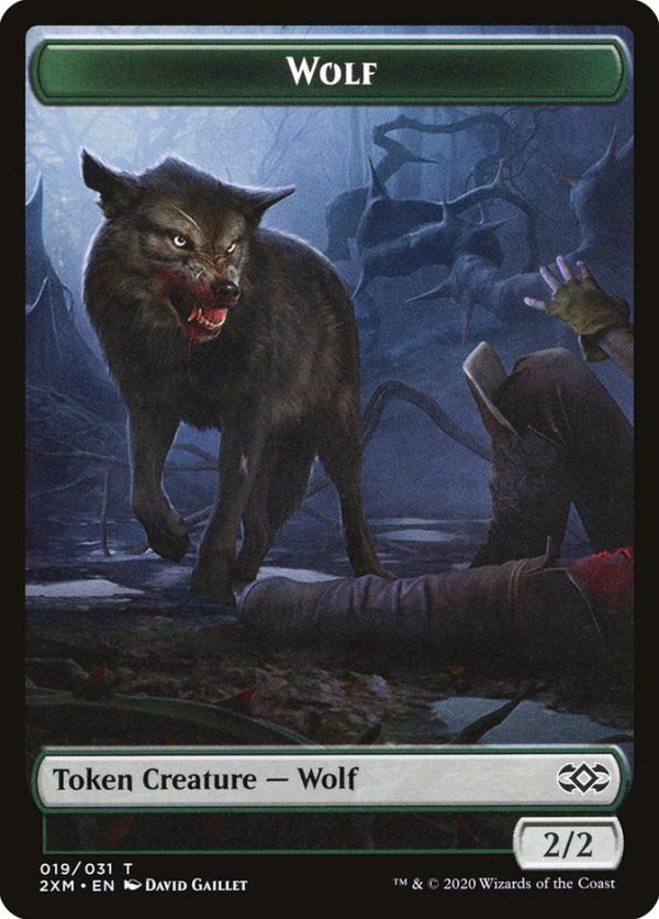 Wolf Token [Double Masters] on Sale