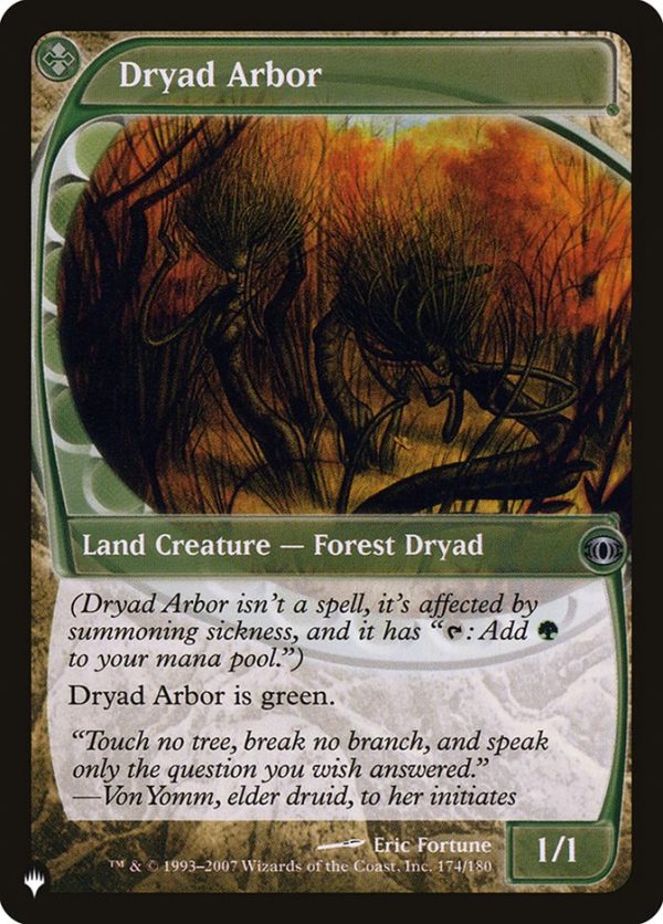 Dryad Arbor [The List] Online