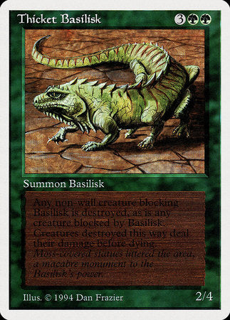 Thicket Basilisk [Summer Magic   Edgar] Discount