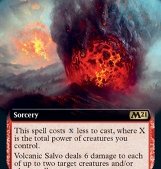 Volcanic Salvo (Extended Art) [Core Set 2021] For Discount