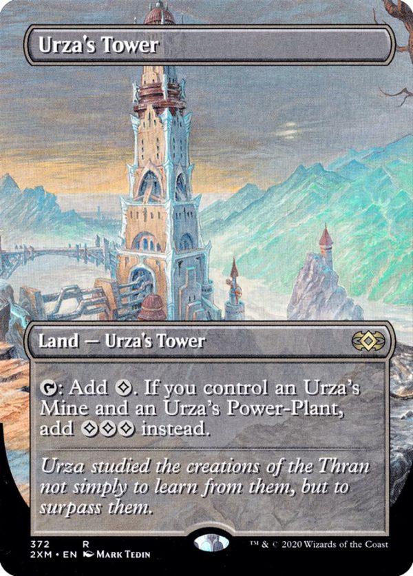 Urza s Tower (Borderless) [Double Masters] Online Sale