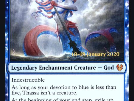 Thassa, Deep-Dwelling [Theros Beyond Death Prerelease Promos] Hot on Sale