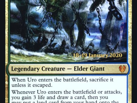 Uro, Titan of Nature s Wrath [Theros Beyond Death Prerelease Promos] Online Sale