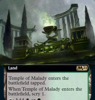 Temple of Malady (Extended Art) [Core Set 2021] Discount