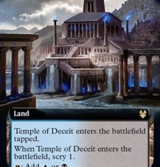 Temple of Deceit (Extended Art) [Theros Beyond Death] Hot on Sale