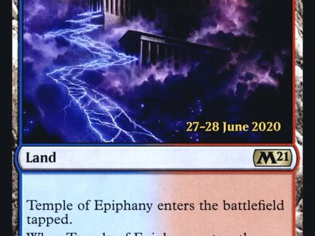 Temple of Epiphany  [Core Set 2021 Prerelease Promos] For Sale