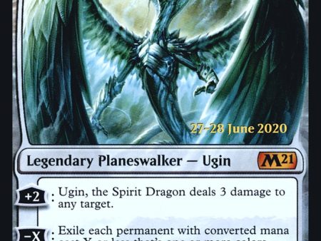 Ugin, the Spirit Dragon  [Core Set 2021 Prerelease Promos] Cheap