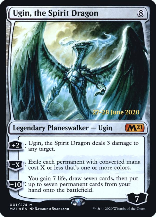 Ugin, the Spirit Dragon  [Core Set 2021 Prerelease Promos] Cheap