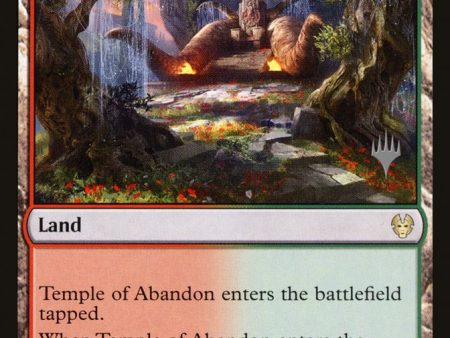 Temple of Abandon (Promo Pack) [Theros Beyond Death Promos] Supply