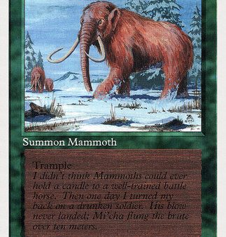 War Mammoth [Summer Magic   Edgar] For Discount