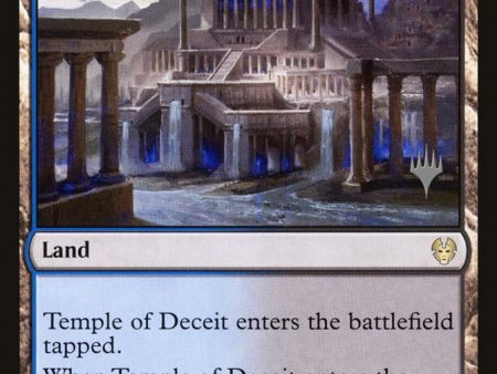 Temple of Deceit (Promo Pack) [Theros Beyond Death Promos] For Sale