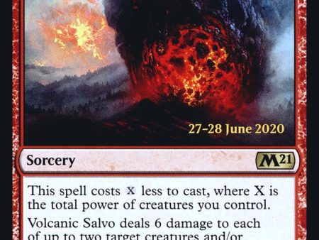 Volcanic Salvo  [Core Set 2021 Prerelease Promos] Hot on Sale