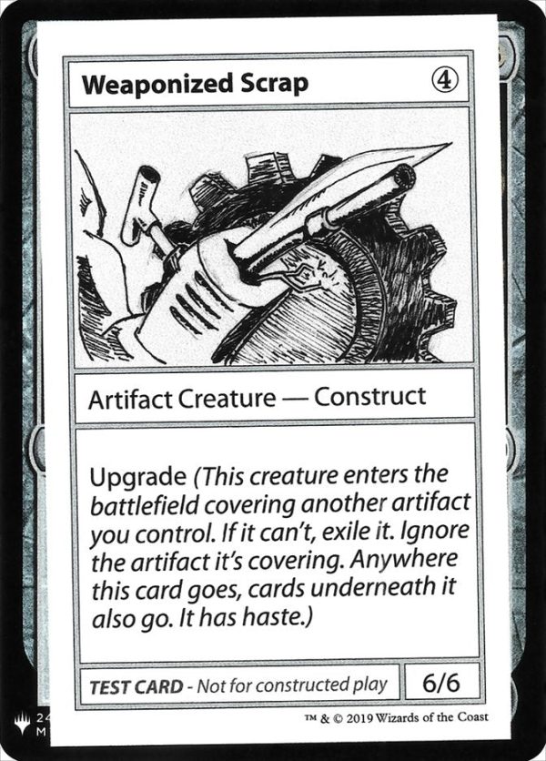 Weaponized Scrap [Mystery Booster Playtest Cards] Supply