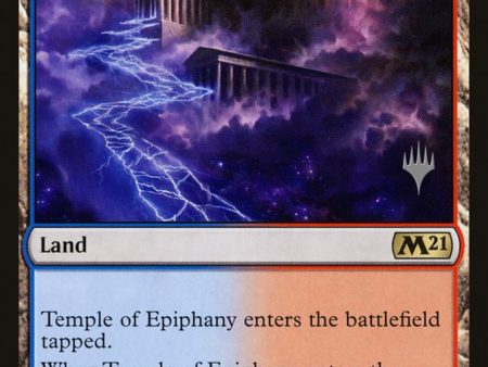 Temple of Epiphany (Promo Pack) [Core Set 2021 Promos] on Sale