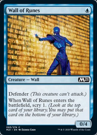 Wall of Runes [Core Set 2021] For Sale