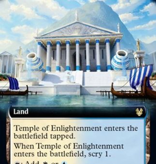 Temple of Enlightenment (Extended Art) [Theros Beyond Death] Online Hot Sale