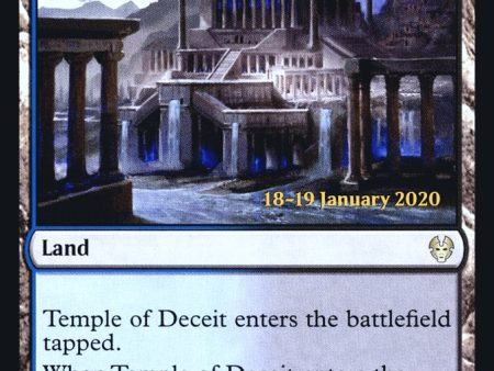 Temple of Deceit [Theros Beyond Death Prerelease Promos] Fashion