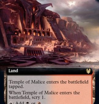 Temple of Malice (Extended Art) [Theros Beyond Death] Hot on Sale