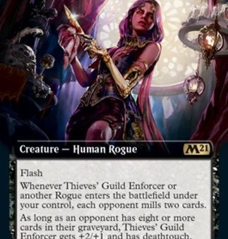 Thieves  Guild Enforcer (Extended Art) [Core Set 2021] Cheap