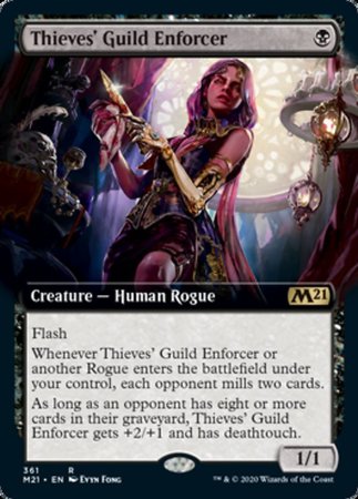 Thieves  Guild Enforcer (Extended Art) [Core Set 2021] Cheap