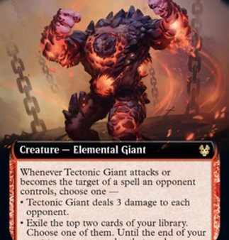 Tectonic Giant (Extended Art) [Theros Beyond Death] For Discount