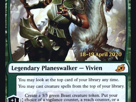 Vivien, Monsters  Advocate  [Ikoria: Lair of Behemoths Prerelease Promos] Cheap