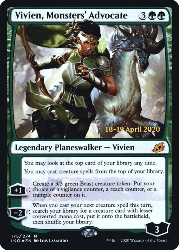 Vivien, Monsters  Advocate  [Ikoria: Lair of Behemoths Prerelease Promos] Cheap