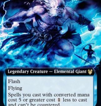 Thryx, the Sudden Storm (Extended Art) [Theros Beyond Death] Supply