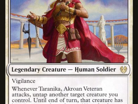 Taranika, Akroan Veteran (Promo Pack) [Theros Beyond Death Promos] Discount