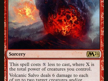 Volcanic Salvo (Promo Pack) [Core Set 2021 Promos] on Sale