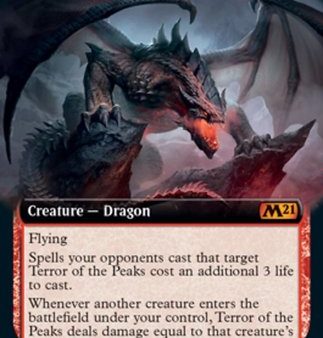 Terror of the Peaks (Extended Art) [Core Set 2021] Online now