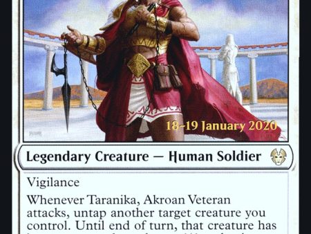 Taranika, Akroan Veteran [Theros Beyond Death Prerelease Promos] Online