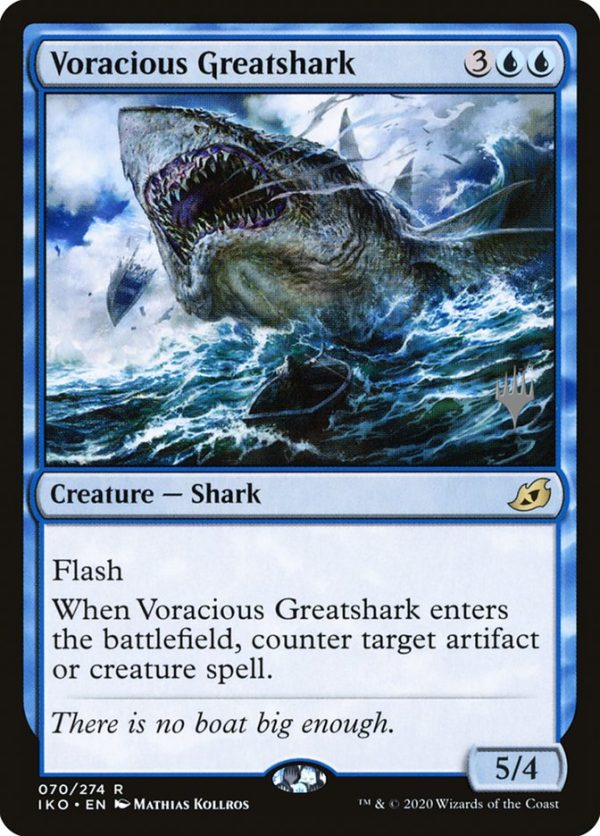 Voracious Greatshark (Promo Pack) [Ikoria: Lair of Behemoths Promos] Online