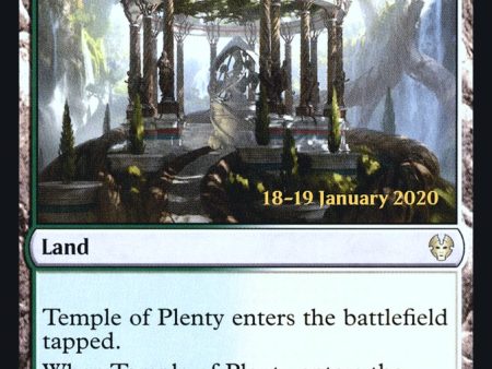 Temple of Plenty [Theros Beyond Death Prerelease Promos] Online