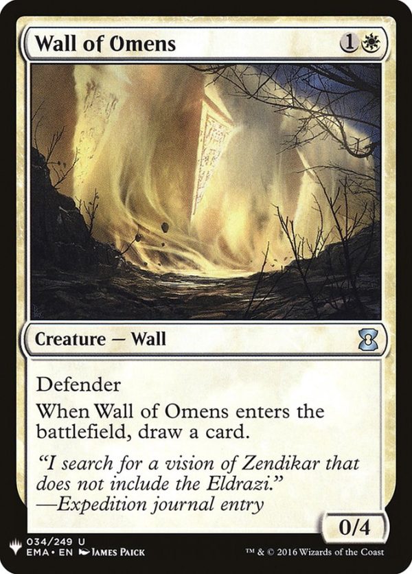 Wall of Omens [Mystery Booster] Online now