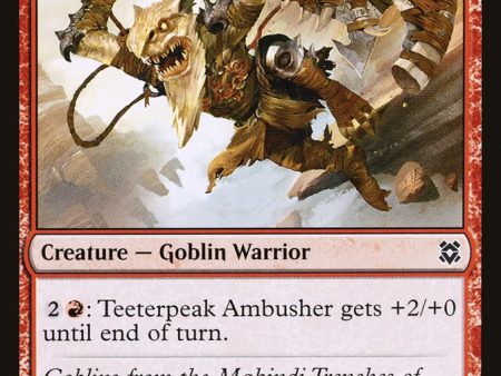 Teeterpeak Ambusher [Zendikar Rising] For Sale