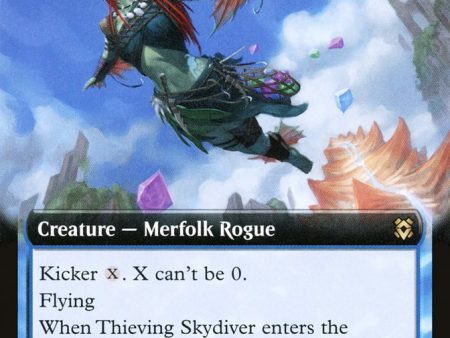 Thieving Skydiver (Extended Art) [Zendikar Rising] Fashion