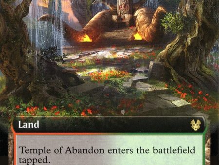 Temple of Abandon (Extended Art) [Theros Beyond Death] For Discount