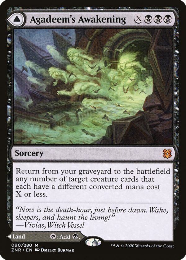 Agadeem s Awakening    Agadeem, the Undercrypt [Zendikar Rising] Supply