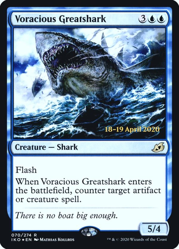 Voracious Greatshark  [Ikoria: Lair of Behemoths Prerelease Promos] Cheap