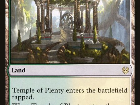 Temple of Plenty (Promo Pack) [Theros Beyond Death Promos] Discount