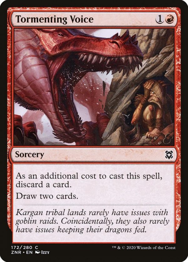 Tormenting Voice [Zendikar Rising] Sale