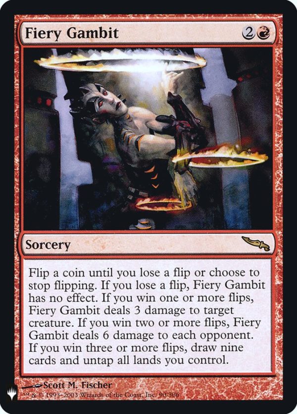 Fiery Gambit [Mystery Booster] Hot on Sale