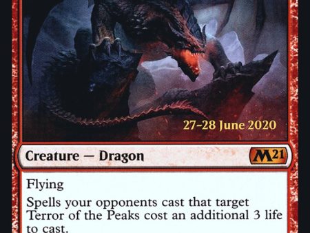 Terror of the Peaks  [Core Set 2021 Prerelease Promos] Sale