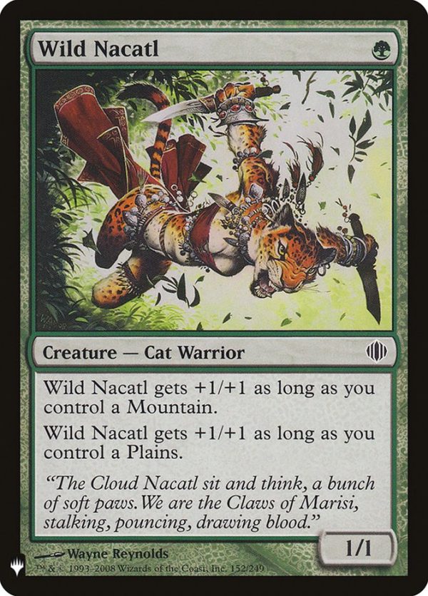 Wild Nacatl [Mystery Booster] For Sale