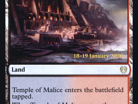 Temple of Malice [Theros Beyond Death Prerelease Promos] For Discount